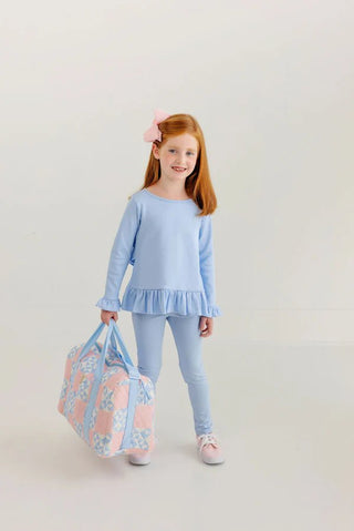 Mitzy Sue Slacks - Beale Street Blue by The Beaufort Bonnet Company-Girls Leggings/Bottoms-Simply Blessed Children's Boutique