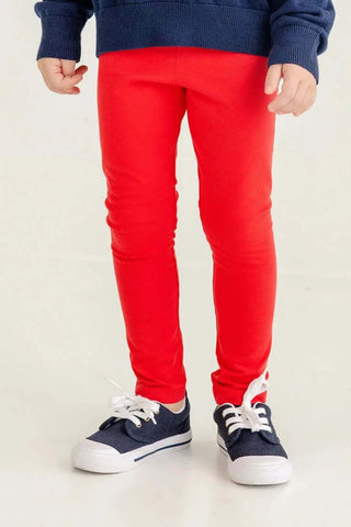 Mitzy Sue Slacks Leggings - Richmond Red-Misc.-Simply Blessed Children's Boutique