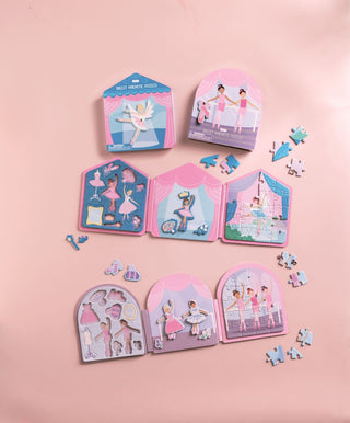 Mud Pie Ballet Magnetic Puzzle Book-Toys-Simply Blessed Children's Boutique