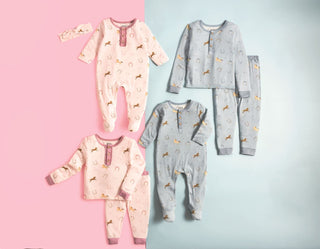 Mud Pie Blue Western Horseshoe Print Pajamas-Boys Sleepwear-Simply Blessed Children's Boutique