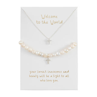 Mud Pie Cross Jewelry Set-jew-Simply Blessed Children's Boutique