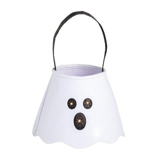 Mud Pie Ghost LED Halloween Treat Bucket - Simply Blessed Children's Boutique