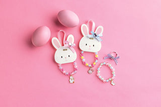 Mud Pie Girls’ Bunny Charm Bracelet & Ring Set – Easter Basket Stuffer-Girls Bracelet-Simply Blessed Children's Boutique