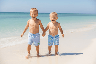 Mud Pie Golf Swim Print Trunks-Boys Swimwear-Simply Blessed Children's Boutique