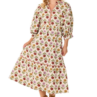 Mud Pie Women's Harvest Floral Midi Dress - Simply Blessed Children's Boutique