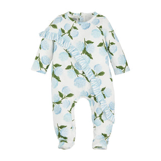 Mud Pie Hydrangea Sleeper-Misc.-Simply Blessed Children's Boutique