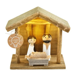 Mud Pie Light Up Nativity-Home/Gift-Simply Blessed Children's Boutique