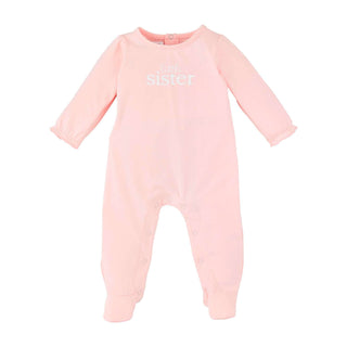 Mud Pie Pink Little Sister Sleeper-Girls One-Piece-Simply Blessed Children's Boutique