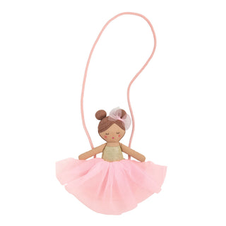 Mud Pie Plush Ballerina Purse – Whimsical Tulle Tutu Toddler Handbag for Dance & Dress-Up-Bags-Simply Blessed Children's Boutique