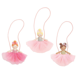Mud Pie Plush Ballerina Purse – Whimsical Tulle Tutu Toddler Handbag for Dance & Dress-Up-Bags-Simply Blessed Children's Boutique