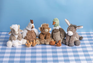 Mud Pie Plush Barnyard Animals – Soft Cuddly Farm Stuffed Toys-Toys-Simply Blessed Children's Boutique