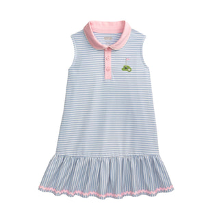 Mud Pie Sleeveless Collared Golf Dress-Girls Dresses-Simply Blessed Children's Boutique