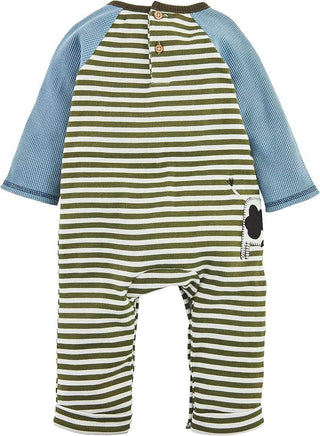 Mud Pie Striped Cow Bodysuit – Baby Boy One-Piece Farm Outfit-Infants-Simply Blessed Children's Boutique