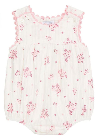 Mud Pie White Bubble with Pink Blossoms-Infants-Simply Blessed Children's Boutique