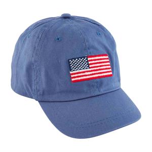 Mud Pie American Flag Embroidered Hat