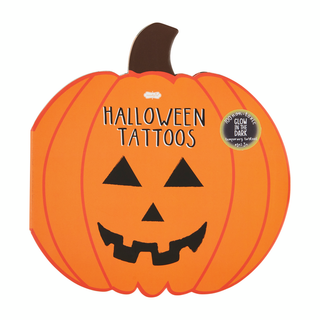 Glow In The Dark Halloween Tattoo Book - Mud Pie