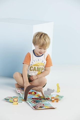 Orange Fishing Applique Tee