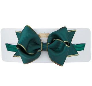 Mud Pie Baby Bow Headband - Pink, Red, White, Green, Hot Pink-Hair Accessories-Simply Blessed Children's Boutique