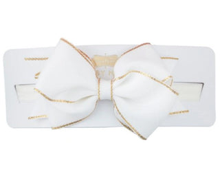 Mud Pie Baby Bow Headband - Pink, Red, White, Green, Hot Pink-Hair Accessories-Simply Blessed Children's Boutique