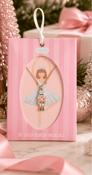 Mud Pie Girls Holiday Nutcracker Necklace-Girls Necklace-Simply Blessed Children's Boutique