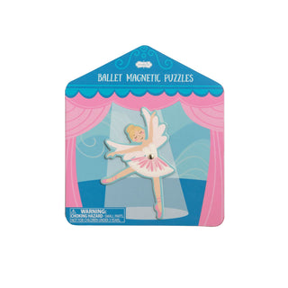 Magnetic ballet puzzle book with ballerina pieces and scenes—perfect for imaginative play at home or on the go.