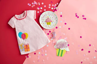 Pink T-Shirt Birthday Dress - Simply Blessed Children's Boutique