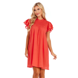 Bowers Smocked Voile Dress – Mud Pie