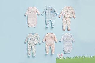 Mud Pie Baby Girl Pink Bunny Pajamas