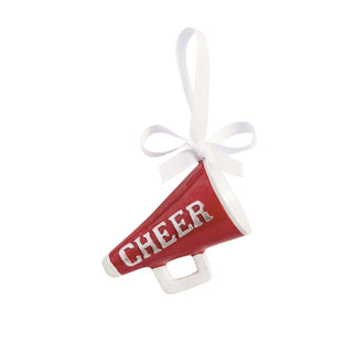 Mud Pie Hand-Painted Cheerleader Christmas Ornament-Christmas ornament-Simply Blessed Children's Boutique