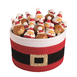 Mud Pie holiday lip gloss in Santa and Reindeer shapes—festive, child-safe stocking stuffers with sweet shimmer and twist-off tops.