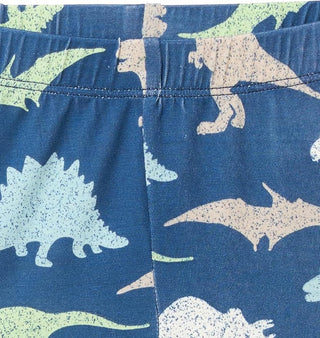 Mud Pie Two-Piece Dinosaur Glow Outfit-Infants-Simply Blessed Children's Boutique
