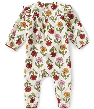 Mud Pie Baby Girl Fall Multi-Color Floral One-Piece-Infants-Simply Blessed Children's Boutique