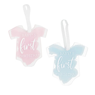 Mud Pie First Christmas Onesie Ornament-Christmas ornament-Simply Blessed Children's Boutique