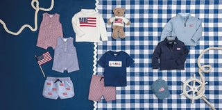 Mud Pie Boys' Patriotic Flag Quarter Zip Sweatshirt-Boys Sweatshirt/Pullover-Simply Blessed Children's Boutique