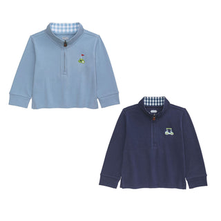 Mud Pie Boys' Golf Quarter Zip Sweatshirt