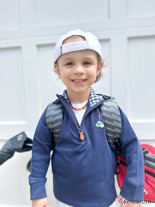 Mud Pie Boys' Golf Quarter Zip Sweatshirt-Boys Sweatshirt/Pullover-Simply Blessed Children's Boutique