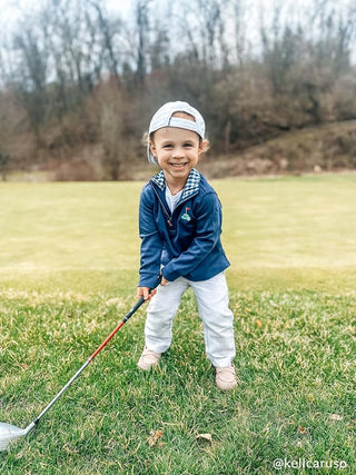 Mud Pie Boys' Golf Quarter Zip Sweatshirt-Boys Sweatshirt/Pullover-Simply Blessed Children's Boutique