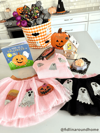Mud Pie Pink Halloween Tutu - Simply Blessed Children's Boutique