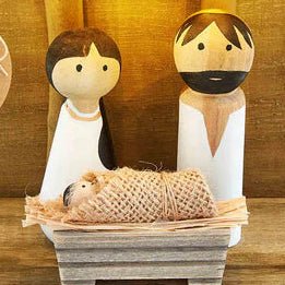 Mud Pie Light Up Nativity-Home/Gift-Simply Blessed Children's Boutique