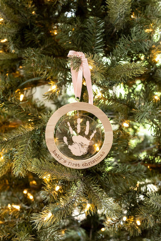 Mud Pie Baby's First Handprint Ornament Kit