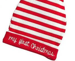 Mud Pie First Christmas Gown With Hat-Boys Sleepwear-Simply Blessed Children's Boutique