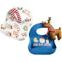 Santa Bod Bib and Rattle