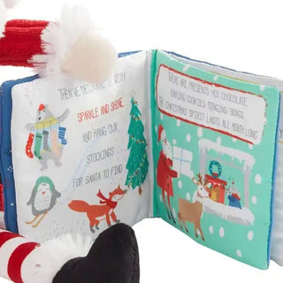 SANTA PLUSH WITH BOOK-Books-Simply Blessed Children's Boutique