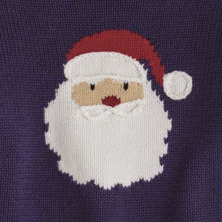 Mud Pie Boys Navy Santa Rollneck Sweater-Boys Sweatshirt/Pullover-Simply Blessed Children's Boutique