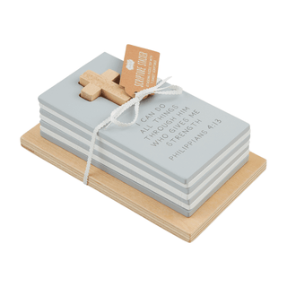 Wooden Scripture Stacker - Mud Pie-Toys-Simply Blessed Children's Boutique