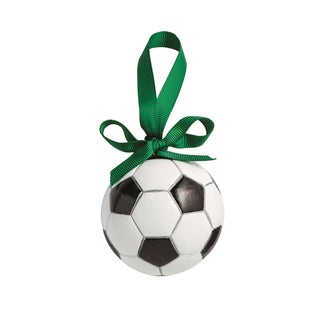 Mud Pie Hand-Painted Soccer Christmas Ornament-Christmas ornament-Simply Blessed Children's Boutique