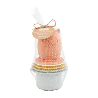 Mud Pie Squirt and Stack Bath Toys