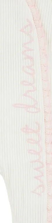 Sweet Dreams Sleeper with Pink Trim-Infants-Simply Blessed Children's Boutique