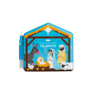 Mud Pie Nativity Water Wizard Book-Books-Simply Blessed Children's Boutique