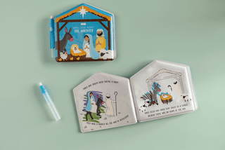 Mud Pie Nativity Water Wizard Book-Books-Simply Blessed Children's Boutique